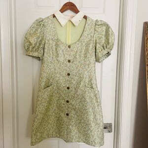 Floral Puff Sleeve Dress